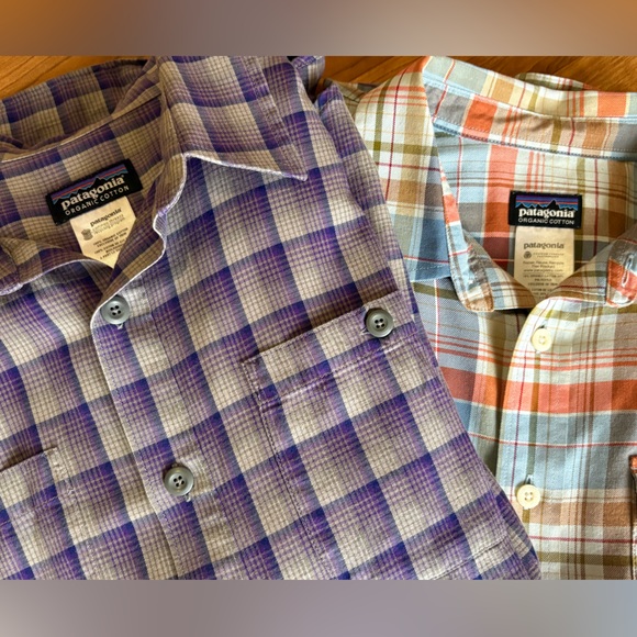 Patagonia Men's Medium Casual Button Down Shirts - Bundle of 2 Organic cotton - Picture 2 of 13